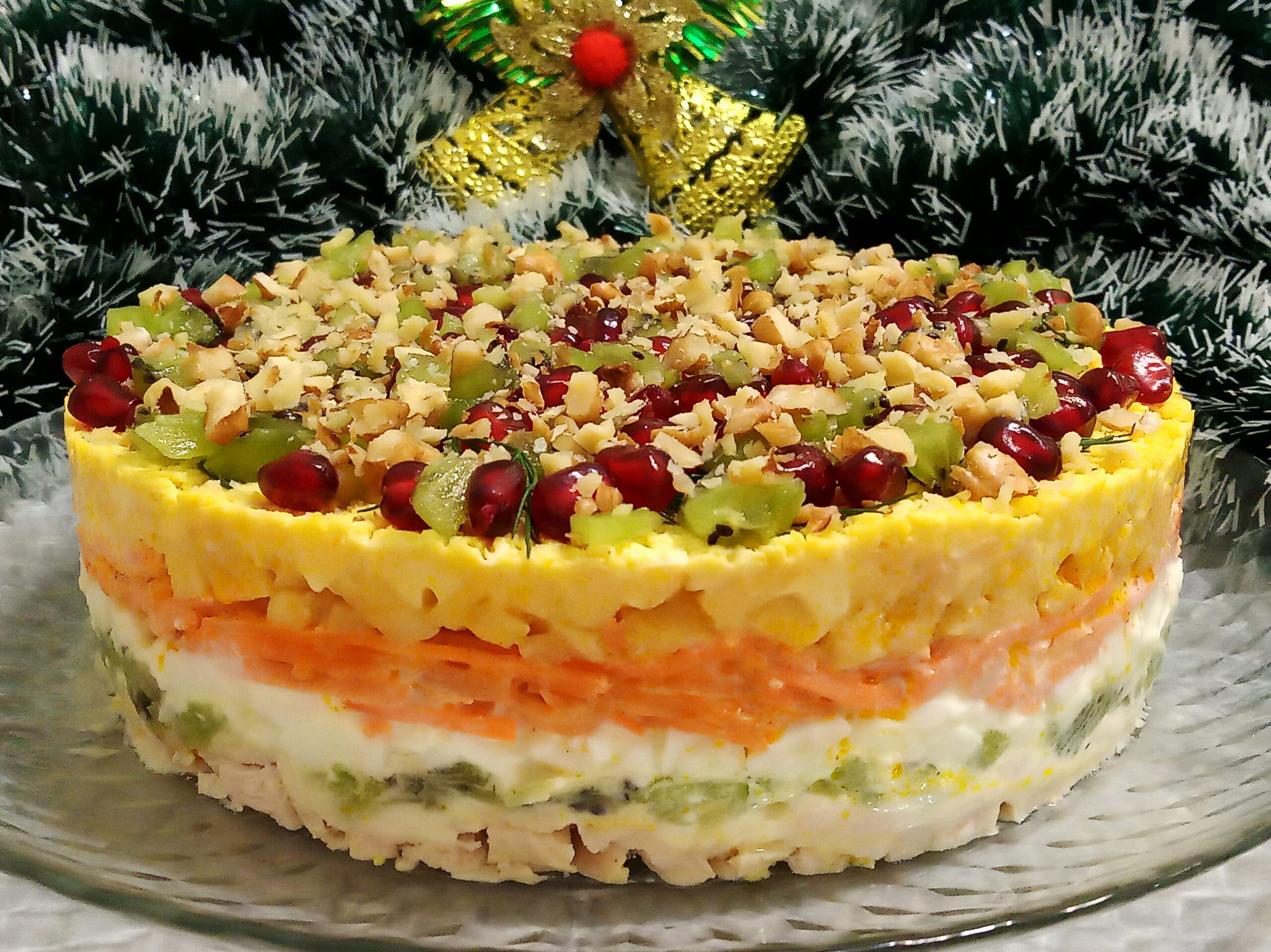 Праздничный салат «Драгоценная россыпь»