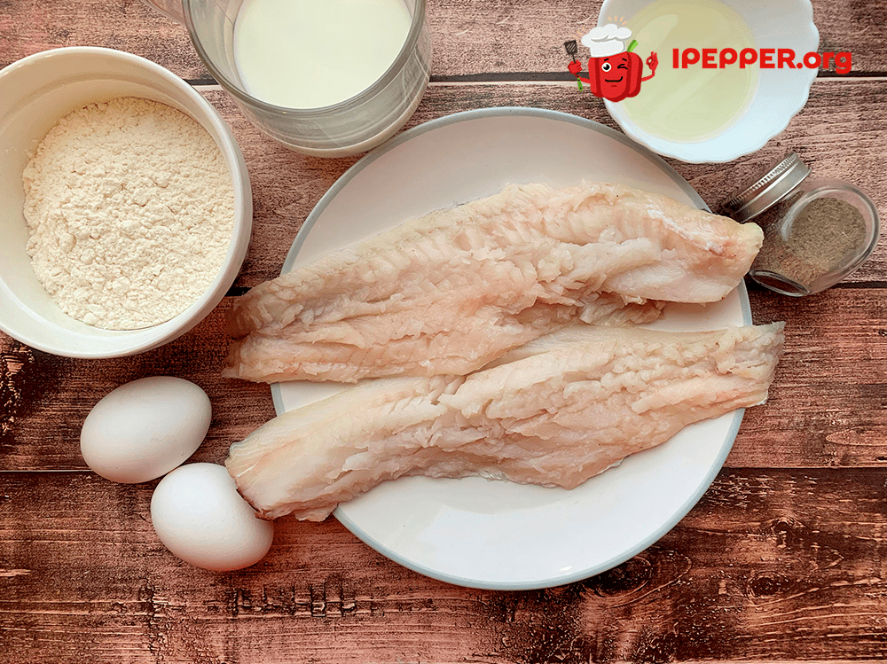 Описание рецепта Рыба в кляре из яиц и муки