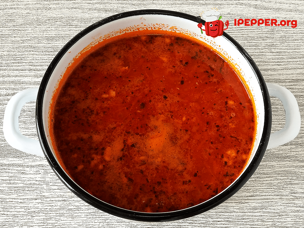 Рецепт Мексиканский томатный суп с куриной грудкой. Шаг 8