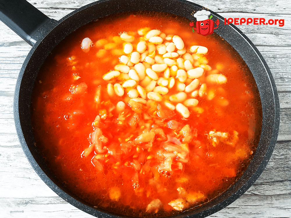 Рецепт Мексиканское рагу с куриным фаршем, тыквой и фасолью. Шаг 9