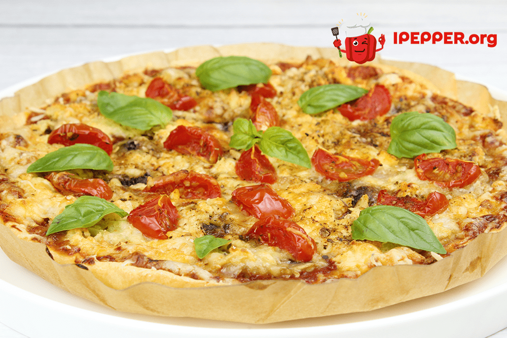 Рецепт Пицца с грибами и сыром. Шаг 9