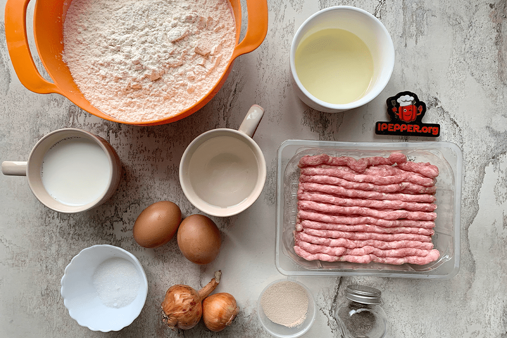 Описание рецепта Пирожки с мясом в духовке