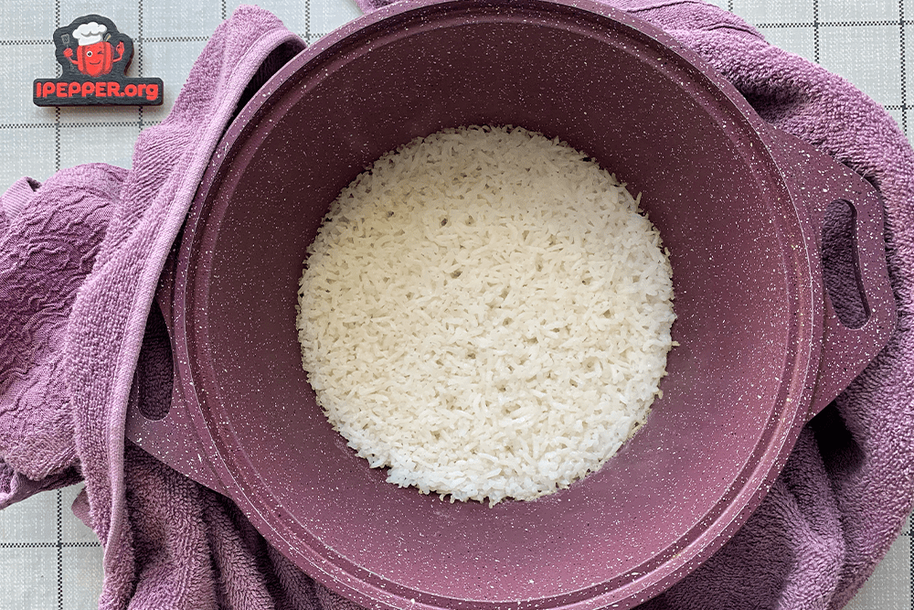 Рецепт Рассыпчатый рис. Шаг 3