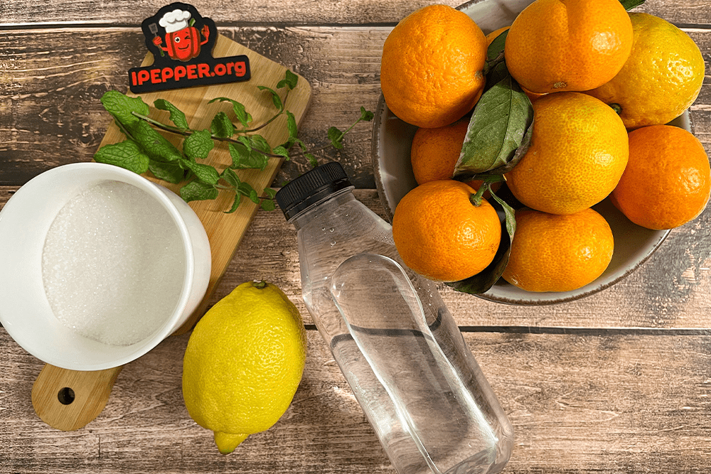 Описание рецепта Мандариновый лимонад